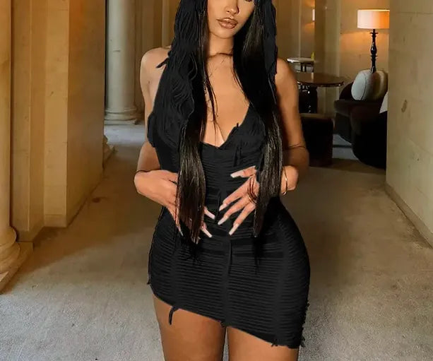 White Hooded Dress