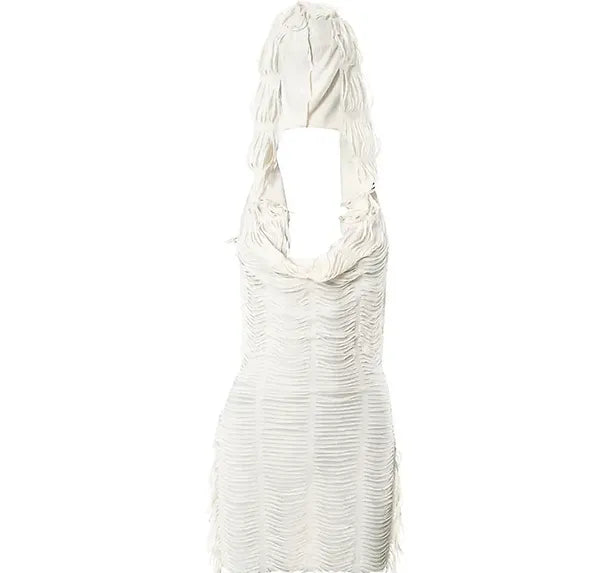 White Hooded Dress