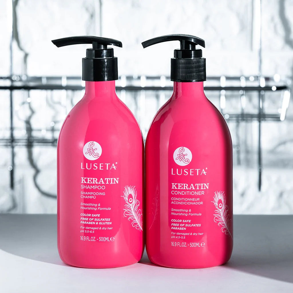 Keratin Shampoo & Conditioner plus Serum Bundle