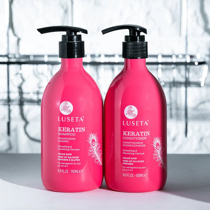 Keratin Shampoo & Conditioner plus Serum Bundle