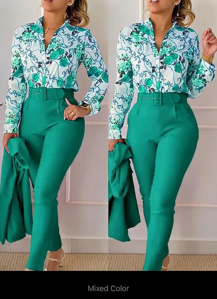 Two Piece Women Casual Pants