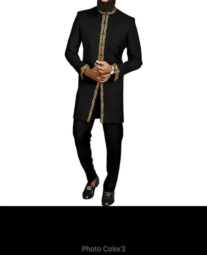 Men’s two piece African Business Attire 2