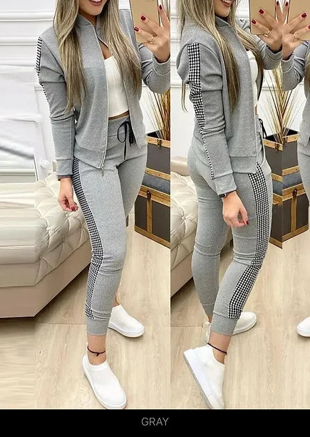 Two Piece Track Casual Suit