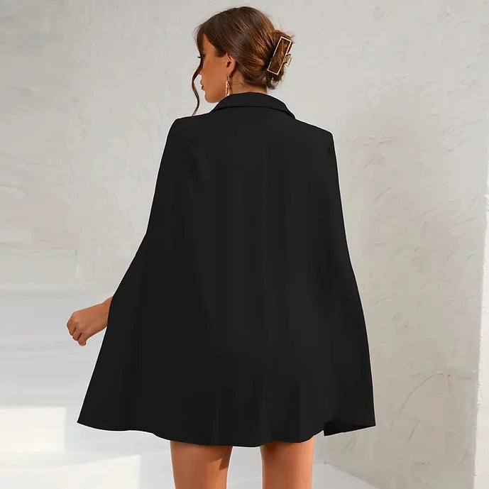 Spring Autumn Women's Coat Casual Slim Cloak Suit