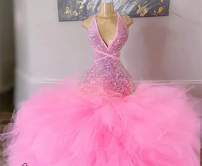 Sparkly Pink Luxury Dress