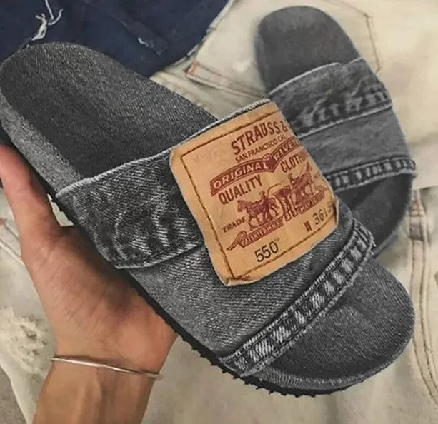 New Deniem Slippers