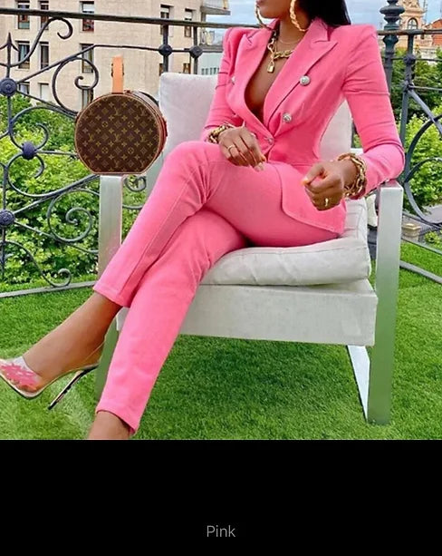 Women’s Long Sleeve Blazer Suit