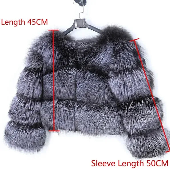 Winter Women Luxury Thick Real Raccoon