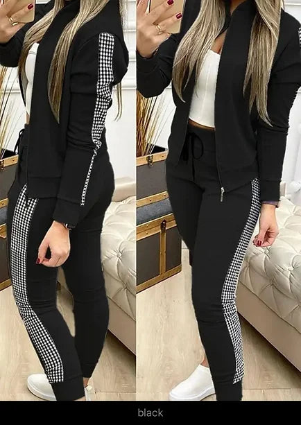 Two Piece Track Casual Suit