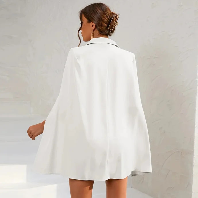 Spring Autumn Women's Coat Casual Slim Cloak Suit