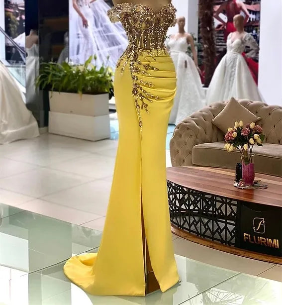 Luxury Yellow Gown