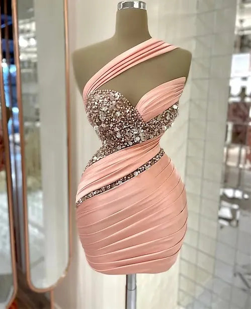 Luxury Sleeveless Cocktail Dress