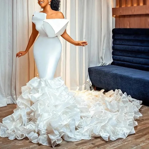 The Shoulder Plus Size Bridal Dress