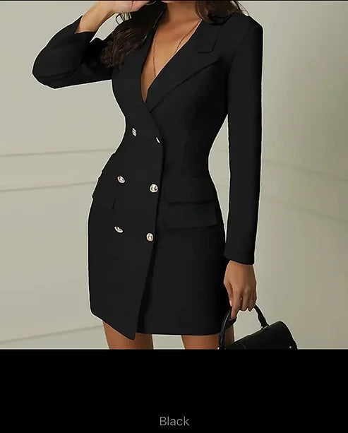 Casual Blazer Dress