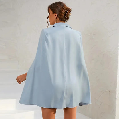 Spring Autumn Women's Coat Casual Slim Cloak Suit