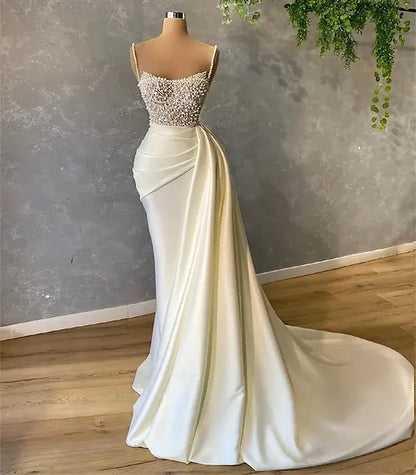 Luxury White Dinner Dress