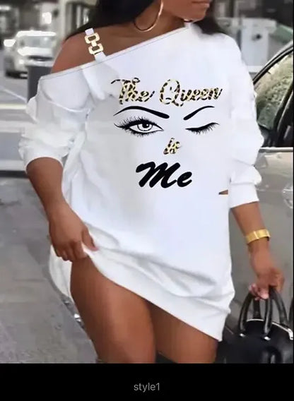 Streetwear Fashion with Metal Shoulder chain