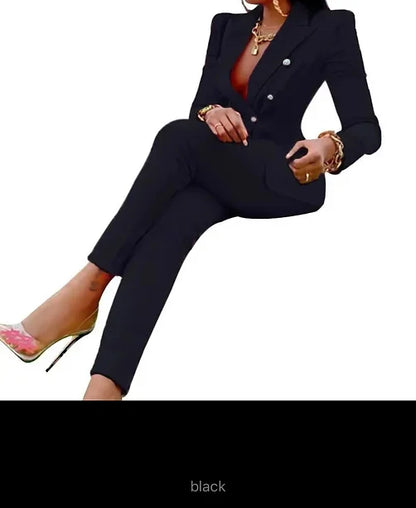 Women’s Long Sleeve Blazer Suit