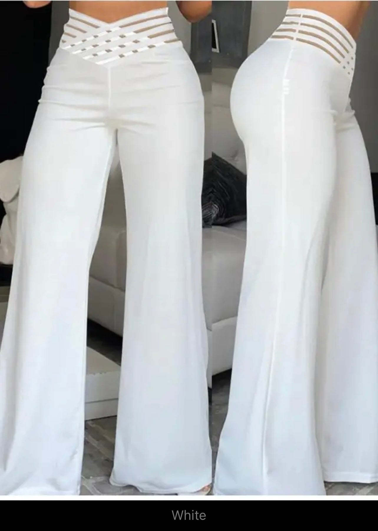 Elegant High Waisted Pants