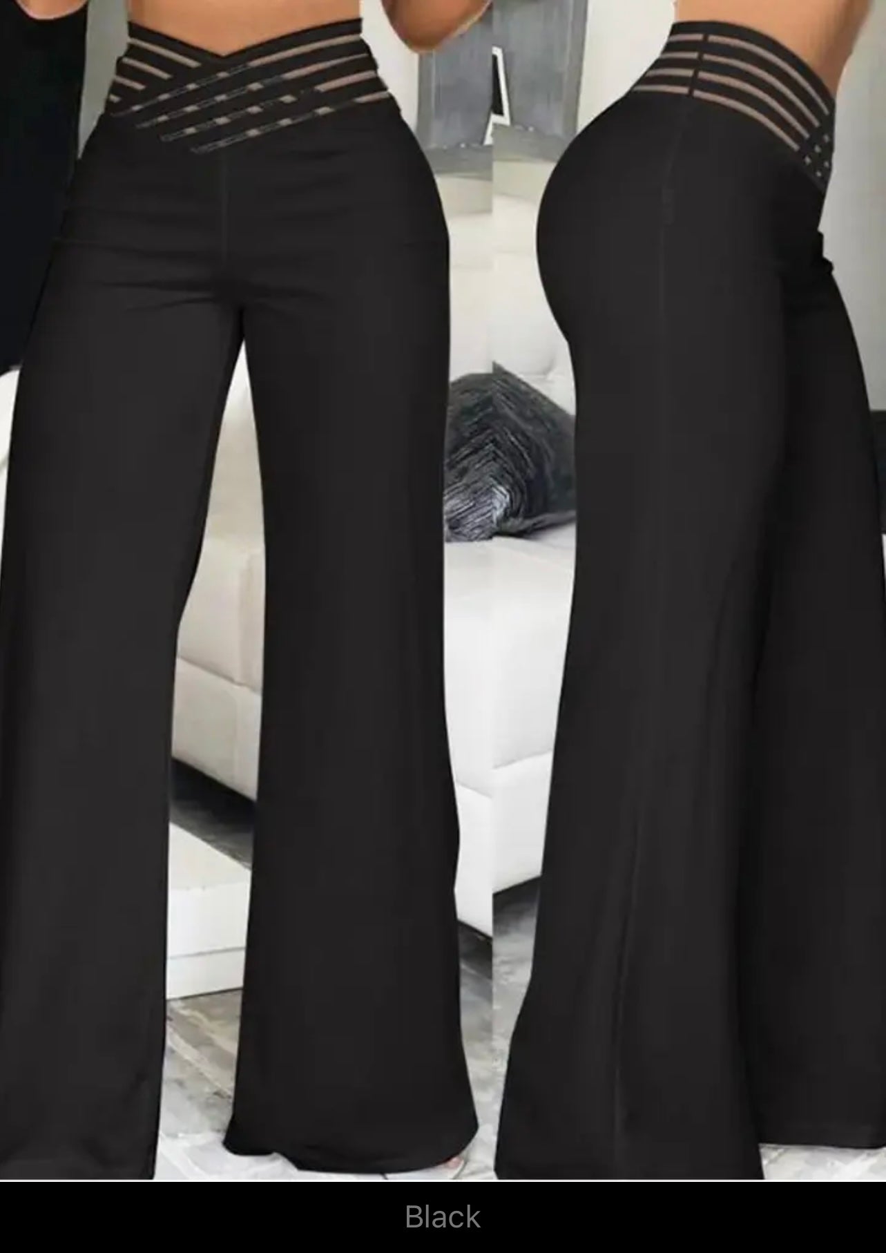 Elegant High Waisted Pants