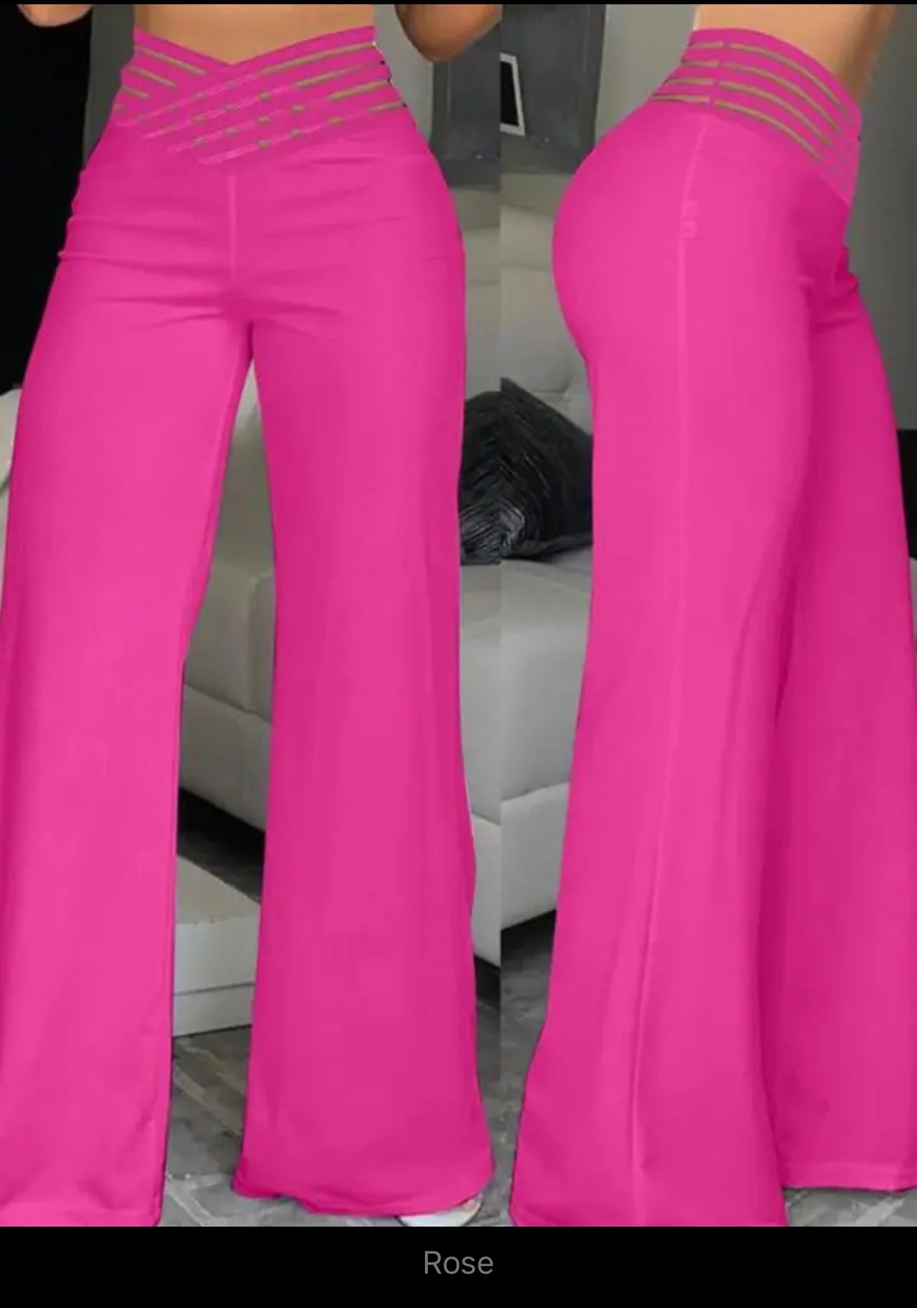 Elegant High Waisted Pants