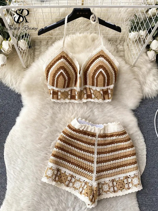 Design Two Piece Knitted Set