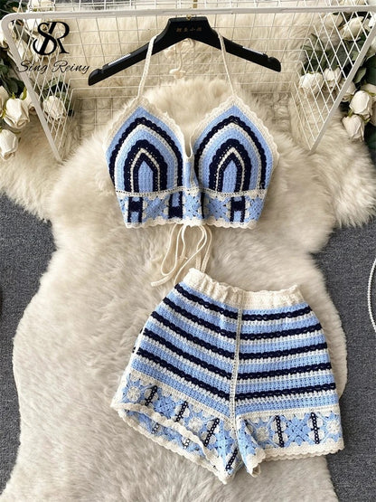 Design Two Piece Knitted Set