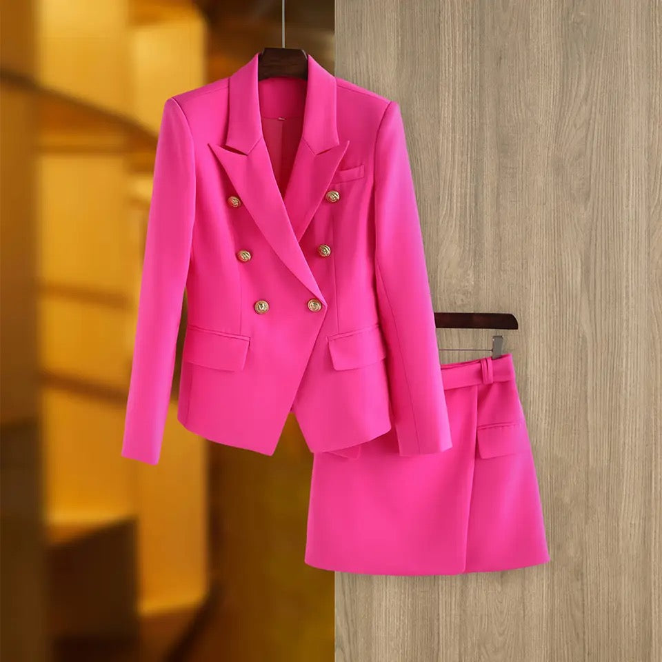 Fashion Gorgeous Design Women 2PCS Blazer