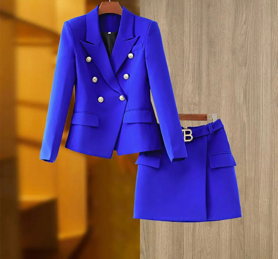 Fashion Gorgeous Design Women 2PCS Blazer