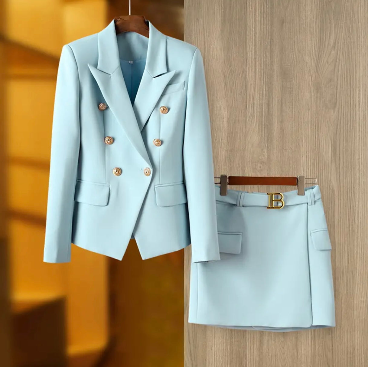 Fashion Gorgeous Design Women 2PCS Blazer