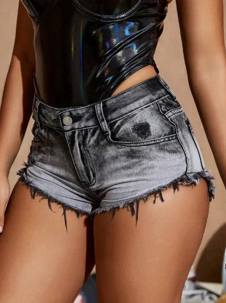 Fashion Women Mini Denim Shorts