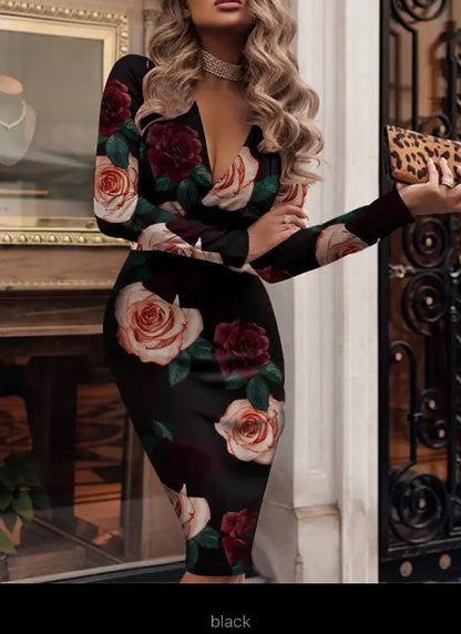 Autom Sexi Long Sleeve Dress